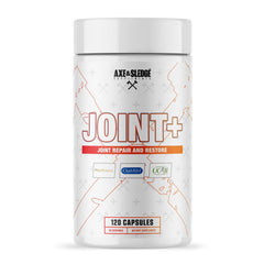 Axe and Sledge Joint+ bottle front view highlighting joint health support.