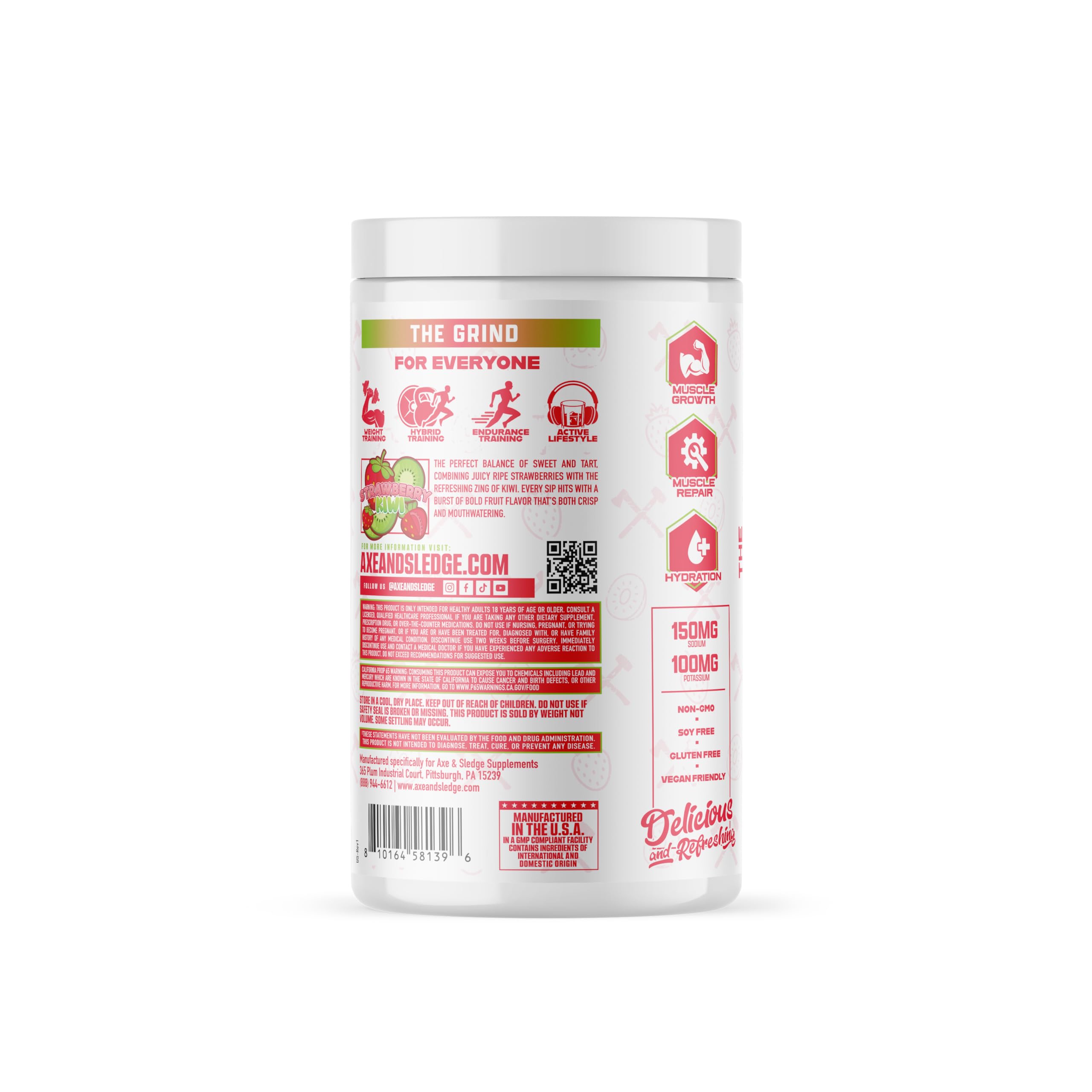 The Grind being poured into a shaker highlights convenient, stimulant-free hydration.