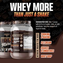 Axe & Sledge WHEY More close-up showing creamy texture ideal for shakes.
