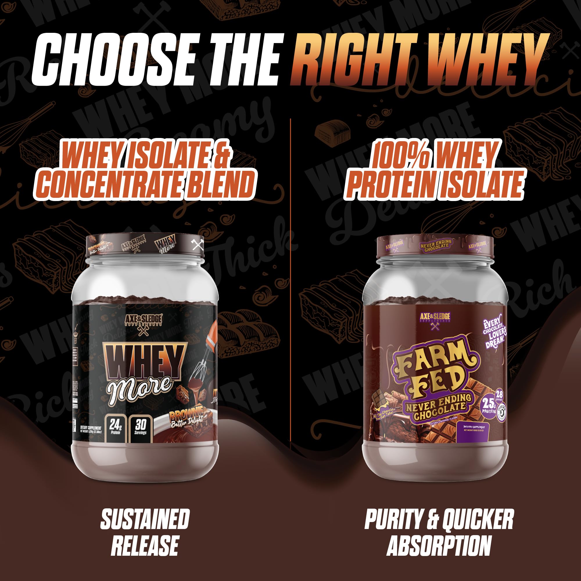 Axe & Sledge WHEY More serving on overnight oats for a protein boost.