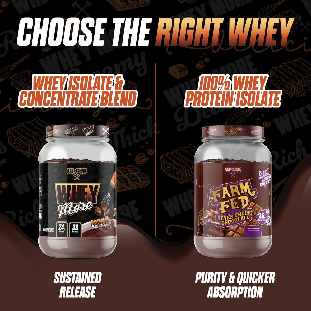 Axe & Sledge WHEY More serving on overnight oats for a protein boost.