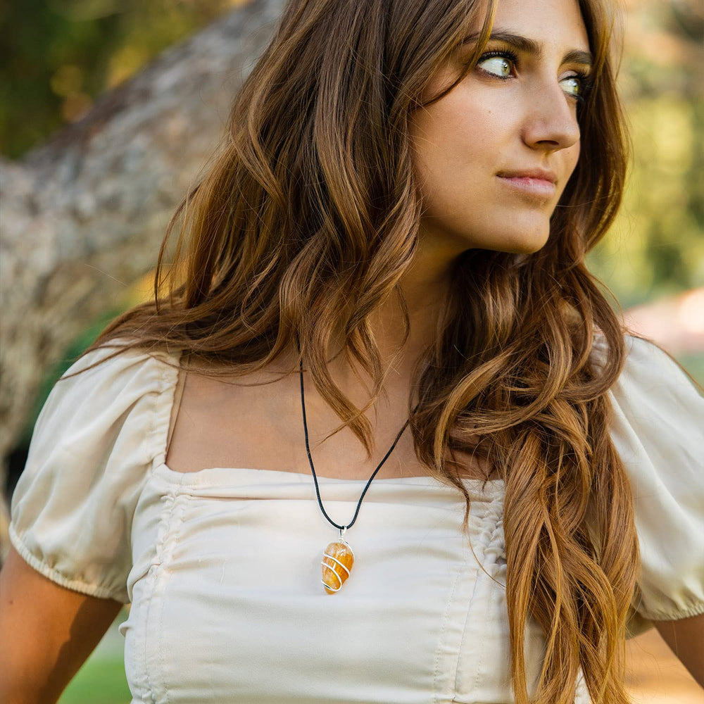 Ayana Wellness natural citrine stone, ethically sourced crystal ready for meditation or ritual use