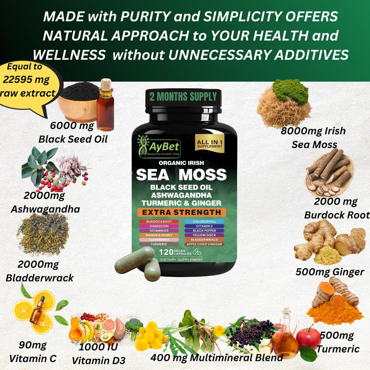 AyBet Black Seed Oil capsules for convenient daily nutrient intake.