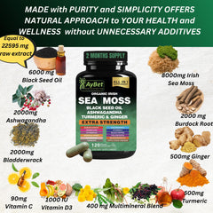 AyBet Black Seed Oil capsules for convenient daily nutrient intake.