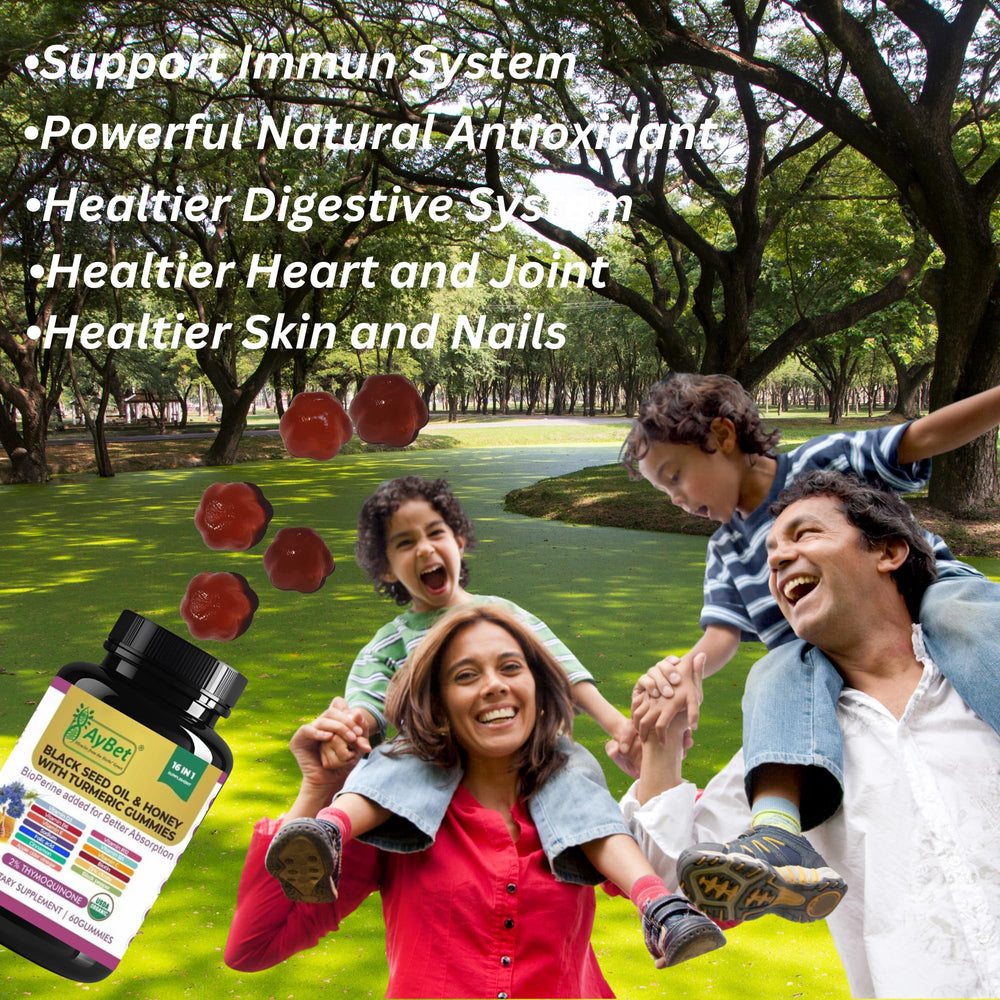 AyBet gummies close up with Biotin and vitamins for daily vitality.