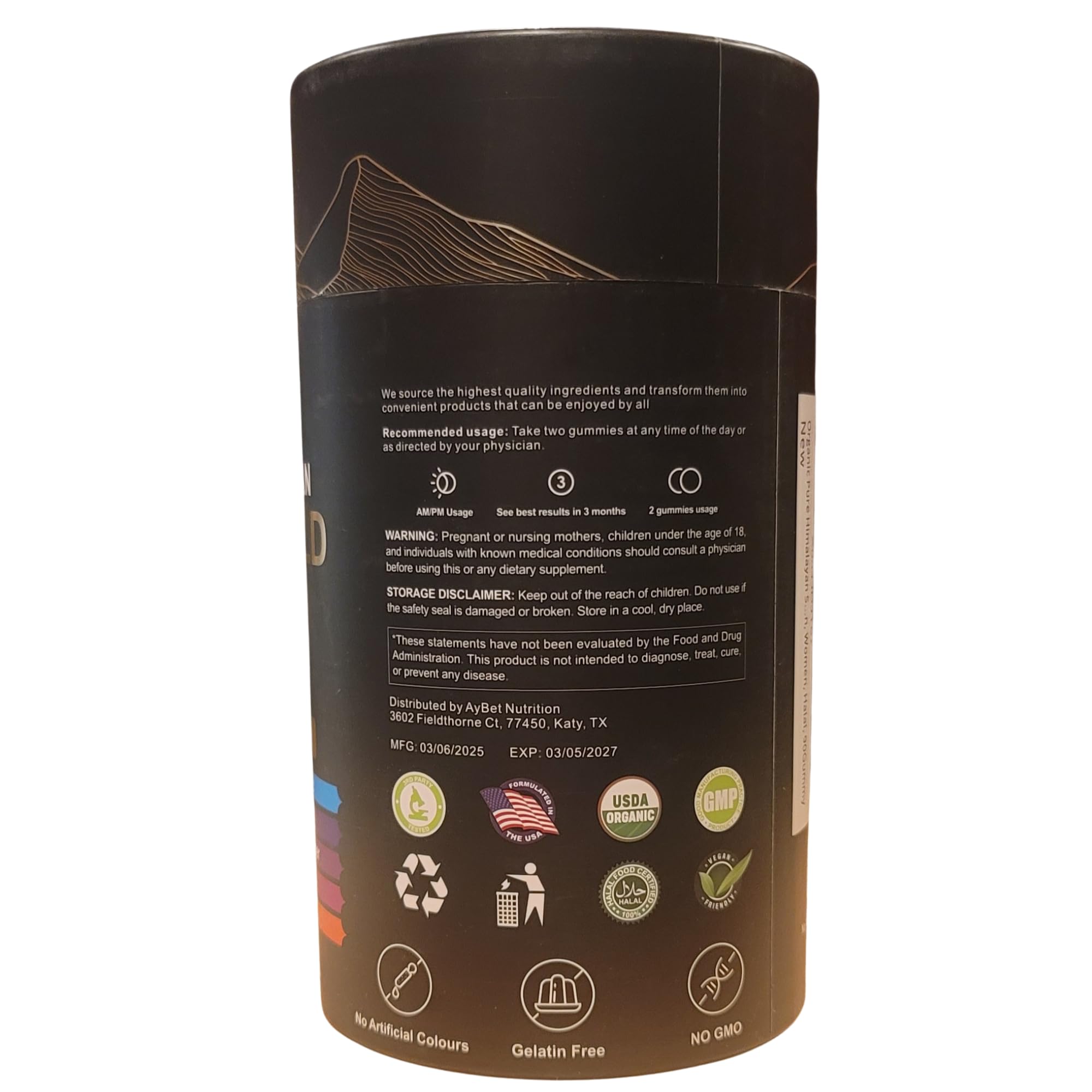 AyBet gummies shown for on-the-go daily routine