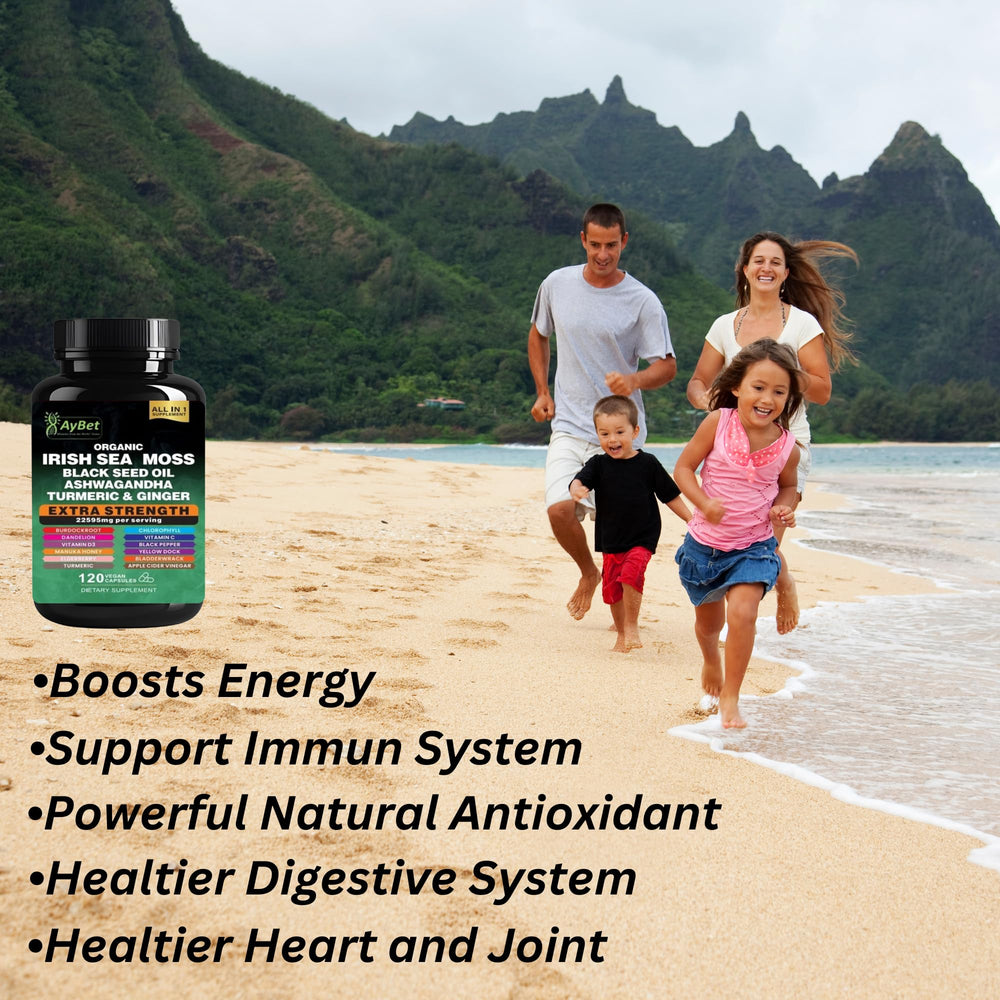AyBet Vitamin C & D3 with Elderberry capsules for daily vitamins.