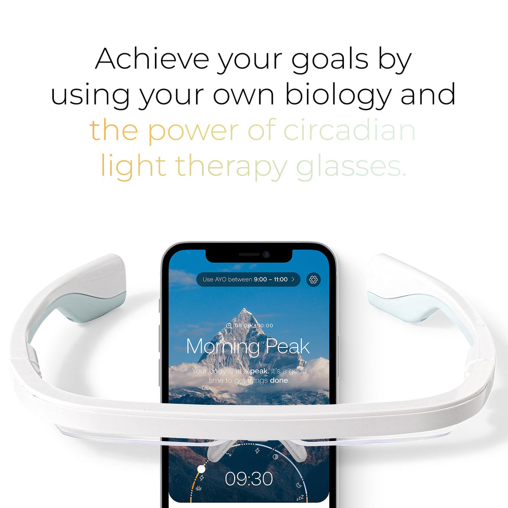 AYO app-guided circadian health for personalized routines