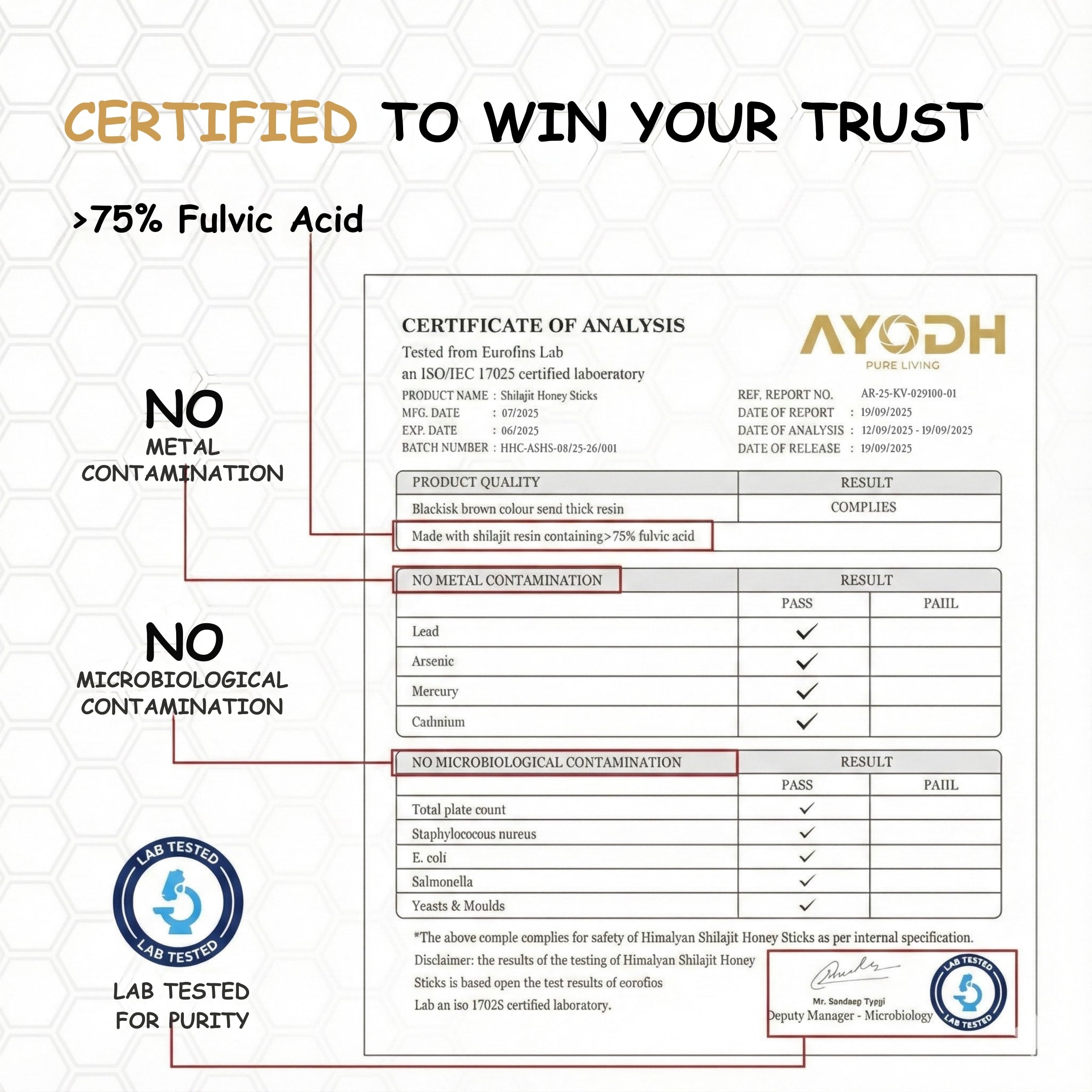 AYODH Honey Sticks single-serve pack ideal for quick energy during errands.