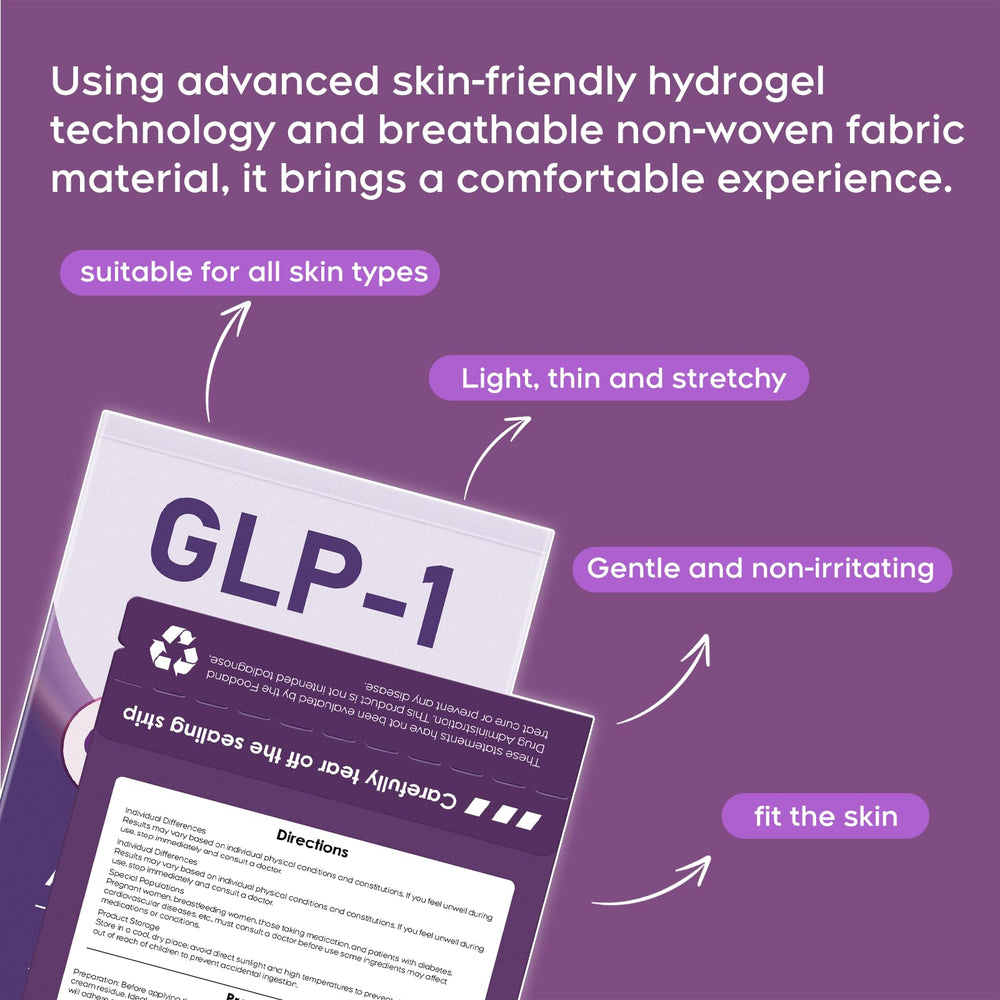 Close-up of applying AYOJOY GLP-1 patch on the arm for easy wear.