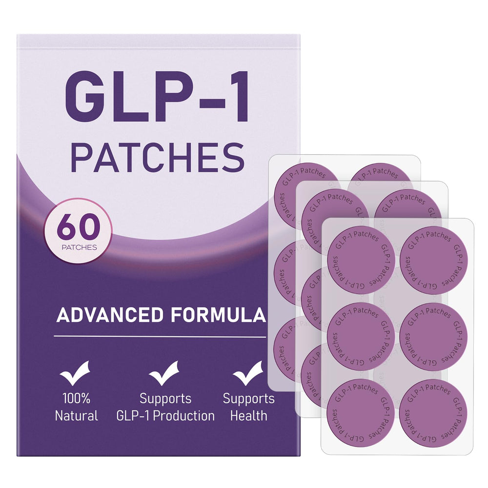 AYOJOY GLP-1 patches purple pack 60-count for daily use and convenience.