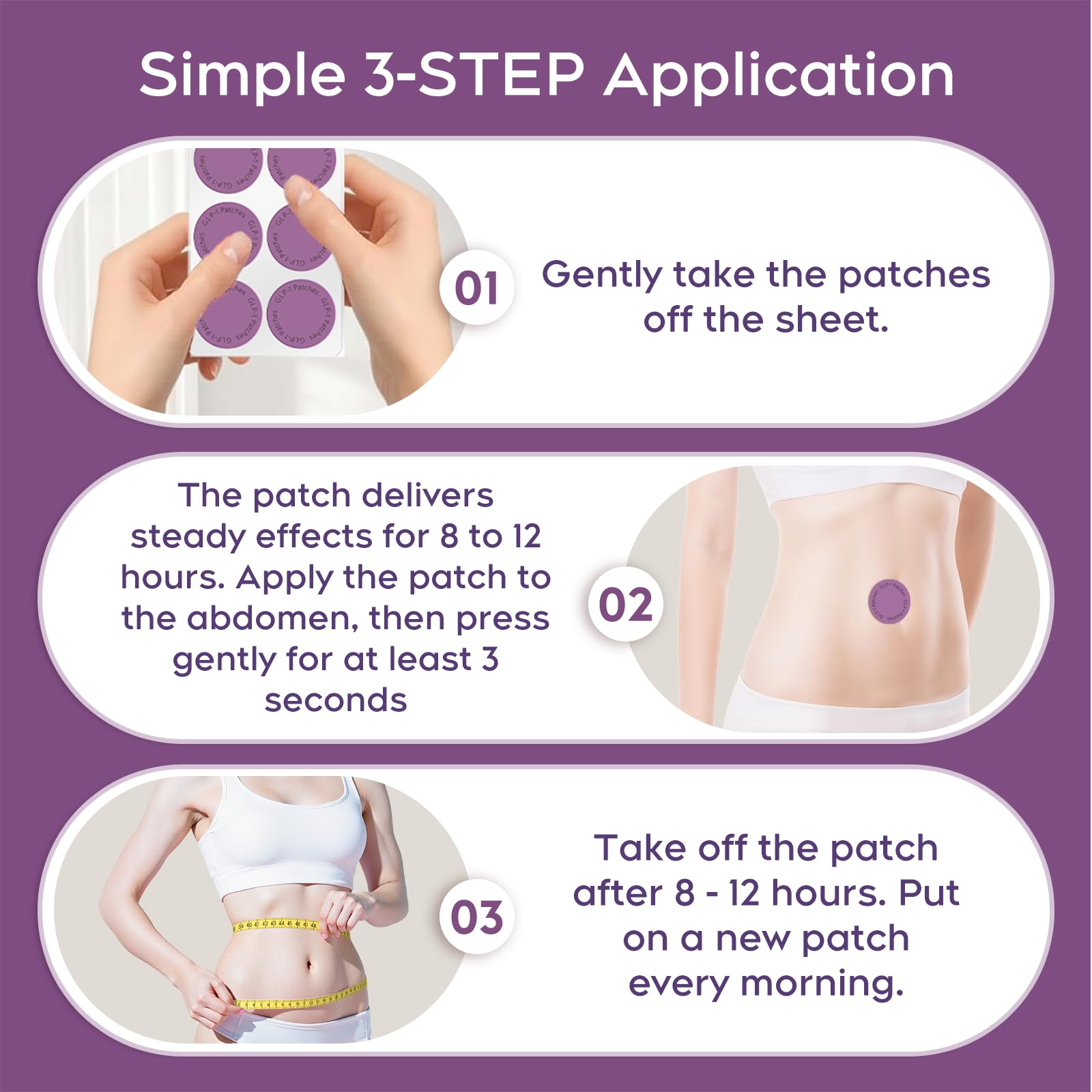 Travel-friendly AYOJOY GLP-1 patches pack ideal for on-the-go lifestyles.