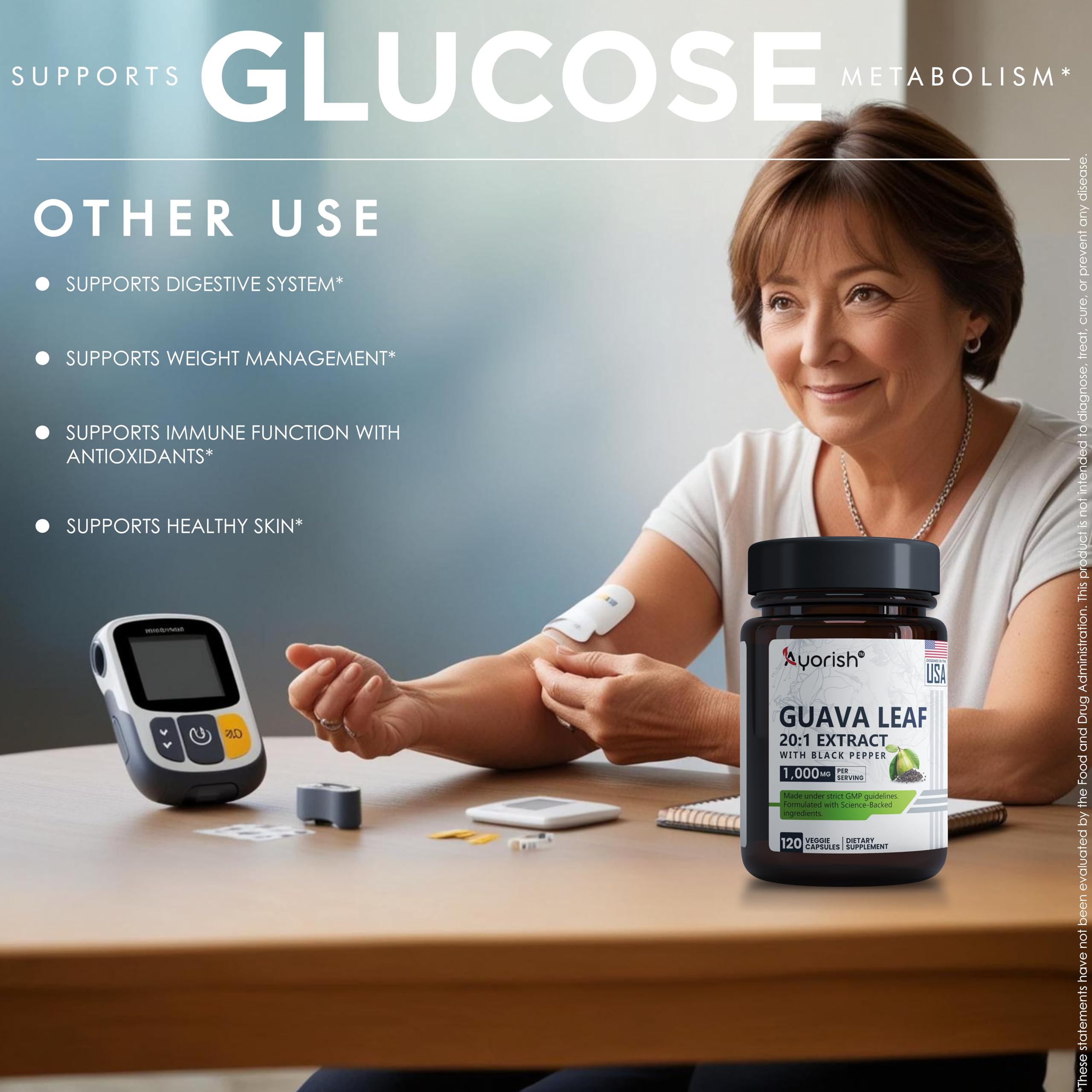 Piperine detail emphasizes absorption support in the Ayorish blend.