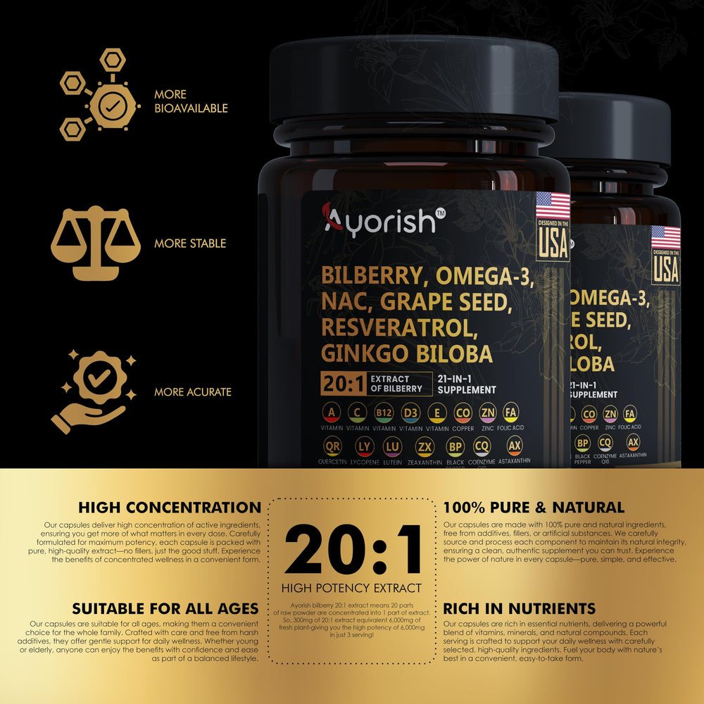 Ayorish lycopene-black-pepper extract capsules highlighted for oxidative balance.