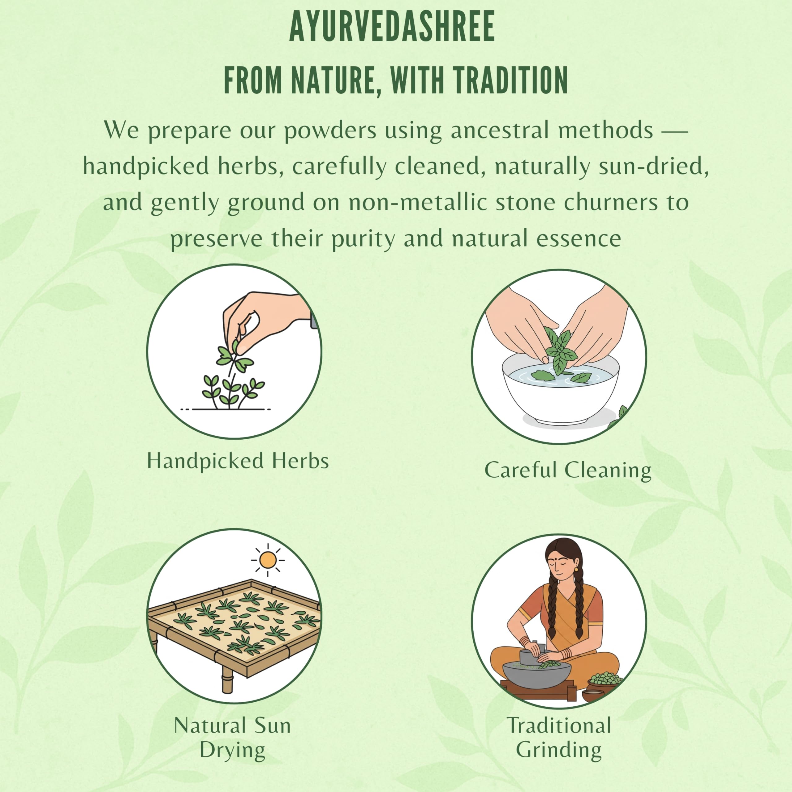 Ayurvedashree Shankhpushpi powder daily-use scene for easy routine integration.