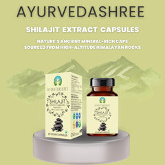 Shilajit extract capsule label close-up highlighting fulvic acid content