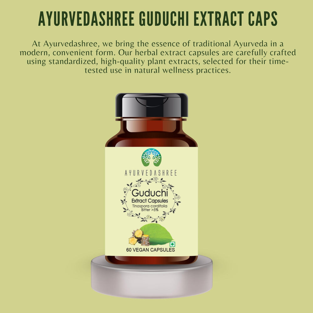 AYURVEDASHREE Tinospora cordifolia plant, authentic herbal source for capsules.