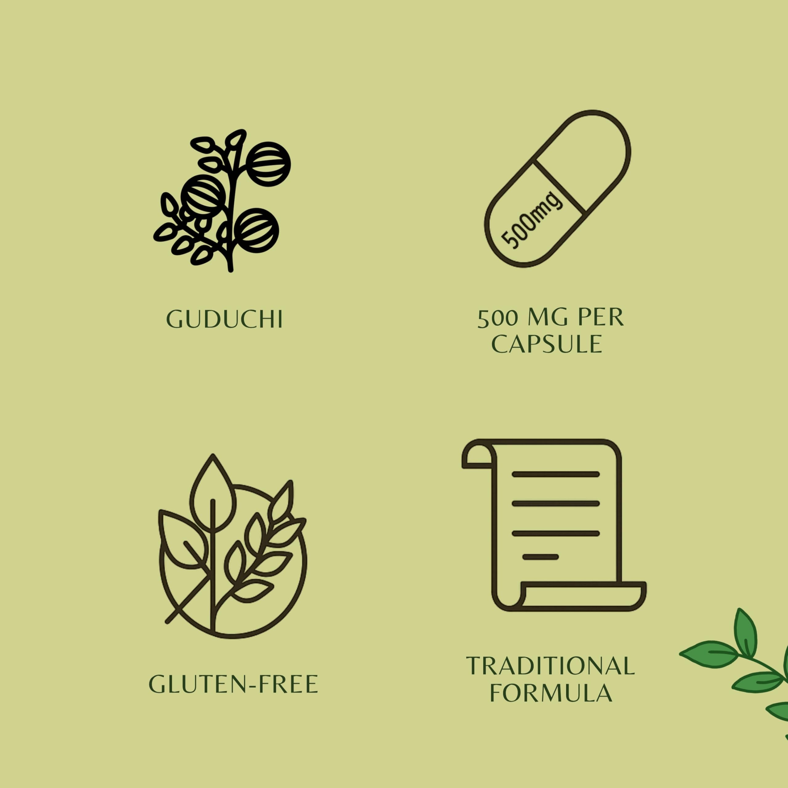 AYURVEDASHREE vegetarian capsules suitable for vegan and gluten-free diets.