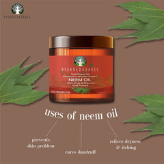 Neem oil extracted on wooden churner preserves nutrients.