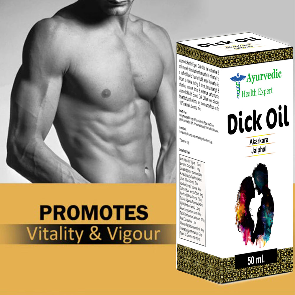 Ayurvedic Health Expert Dick Oil massage demonstrating soothing touch and potential energy support.