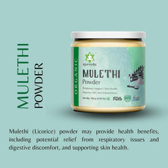Ayurvedix licorice root powder dust free jar ready for mixing