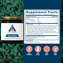 Ayush Herbs AmlaPlex toast spread demonstrates a convenient daily wellness ritual.