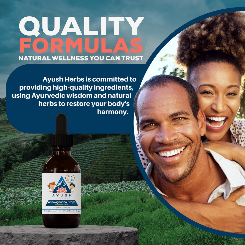 Ayush Herbs Ashwagandha Drops dosing spoon for precise daily use