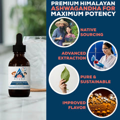 Ayush Herbs Ashwagandha Drops organic Ashwagandha with potent extract