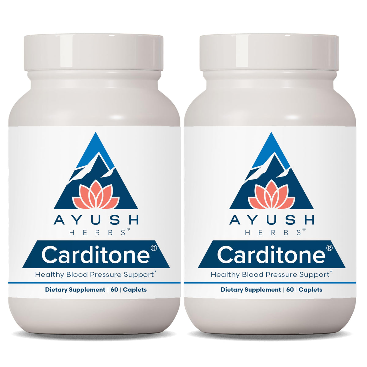 Ayush Herbs Carditone bottle cap for easy daily use and heart health support.