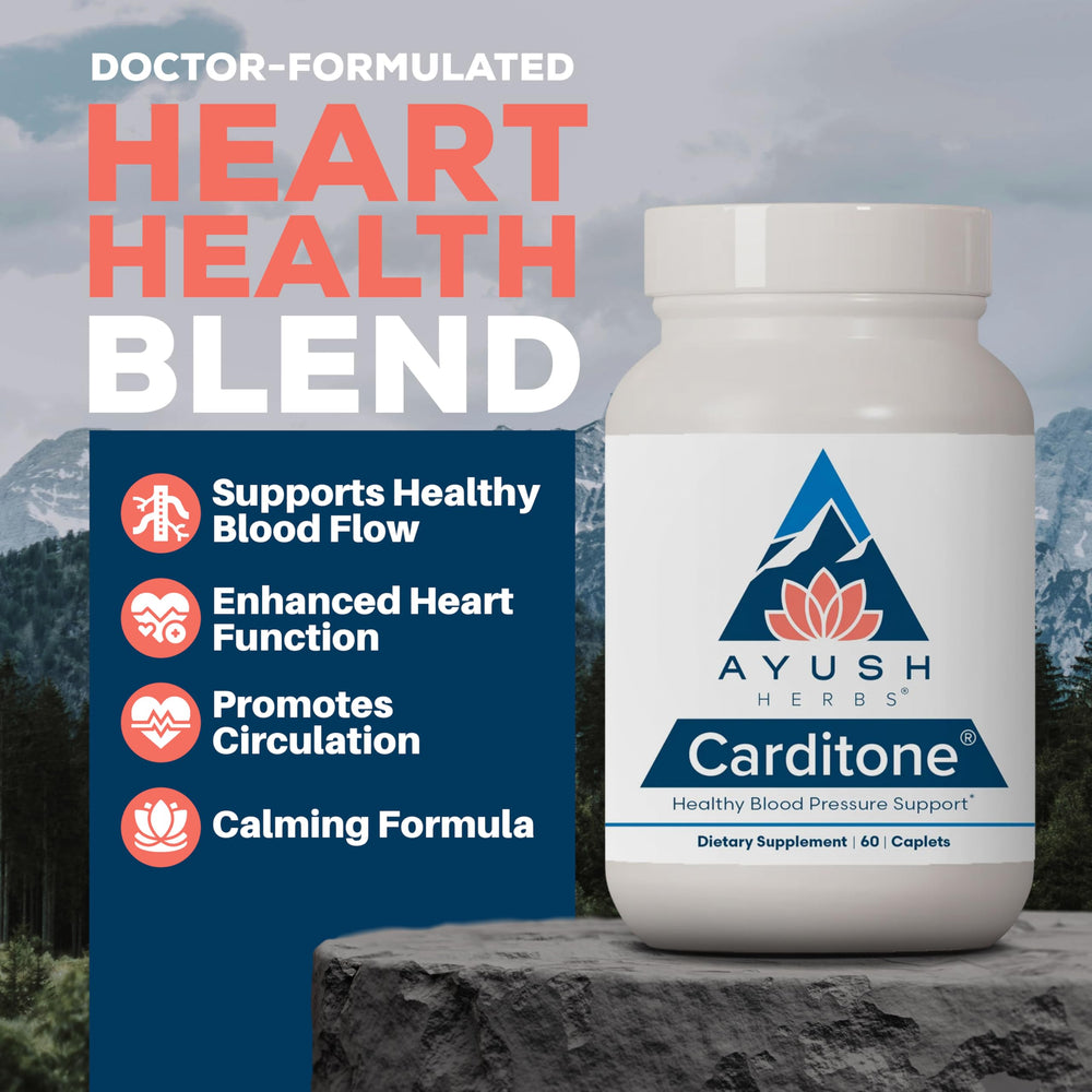 Carditone rauwolfia ingredient visual for balanced cardiovascular cues.