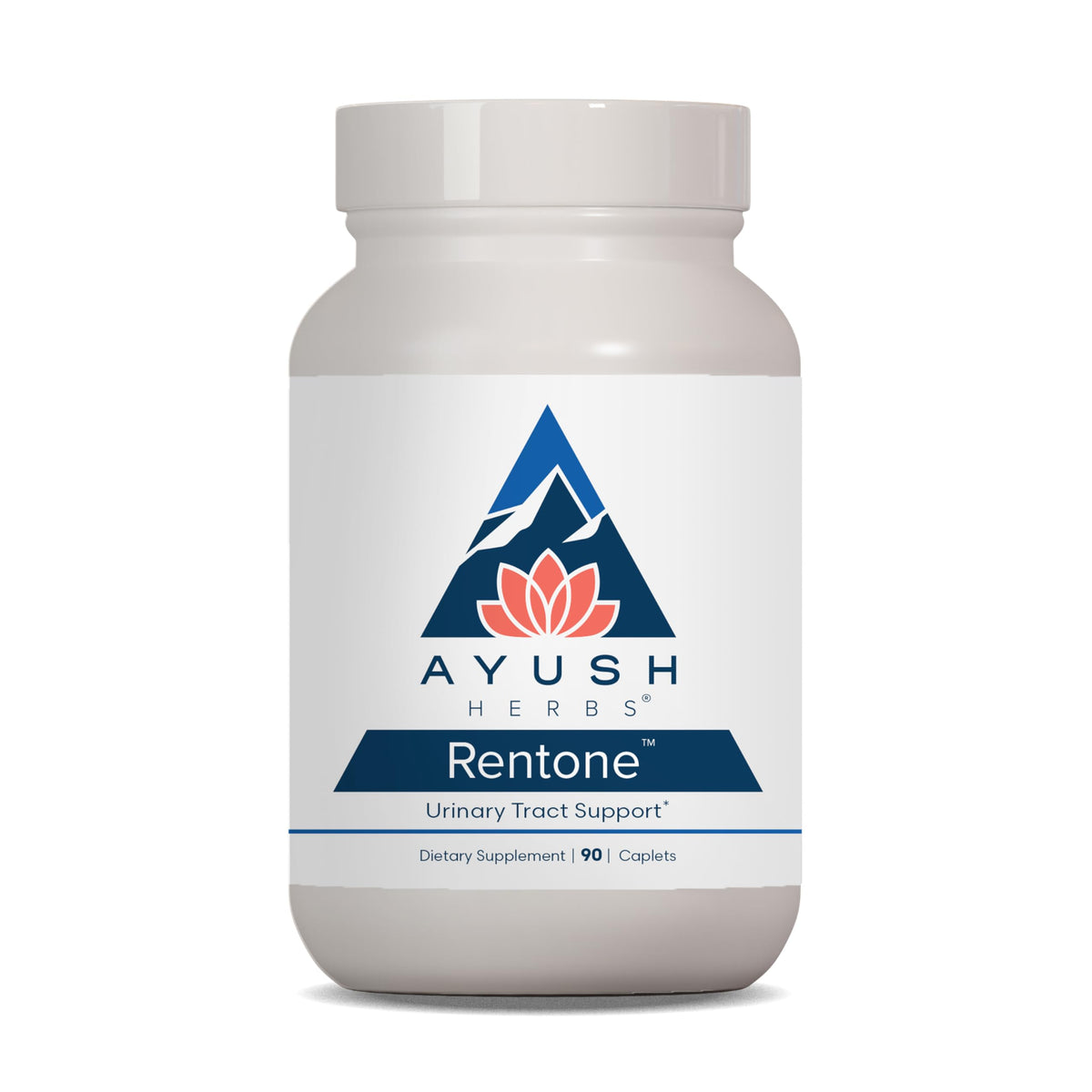 Ayush Herbs Rentone kidney support bottle promotes urinary health with a balanced herbal blend.