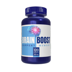 AZ BIOTECH Brain Boost bottle front highlighting branding and focus support