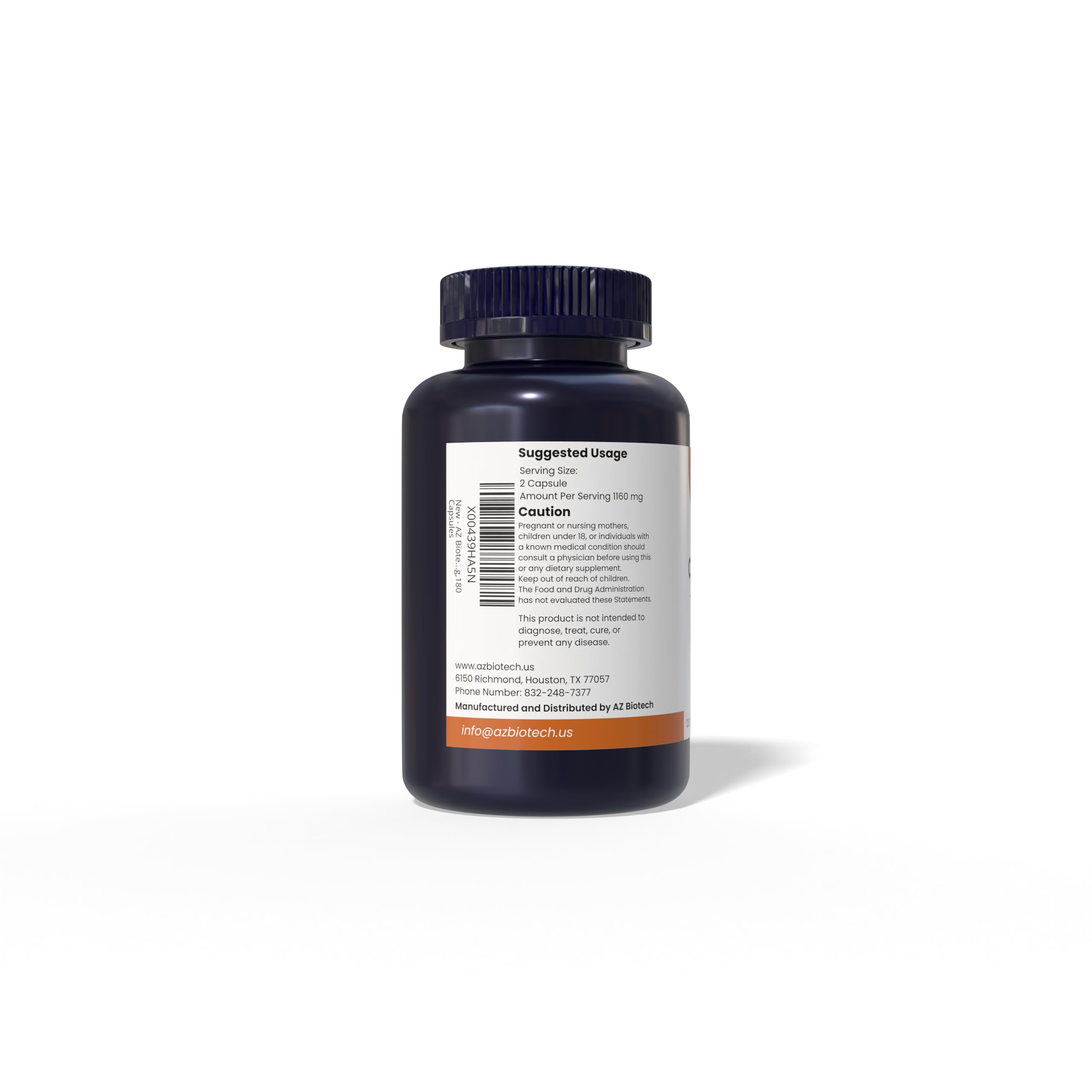 AZ BIOTECH Organic cinnamon seal indicating pure, additive-free product.