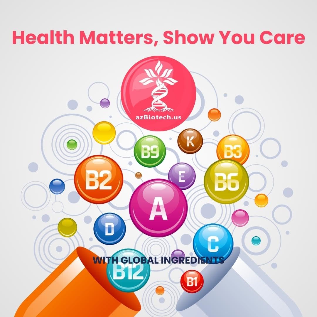 AZ BIOTECH D3 K2 back label nutrition details.