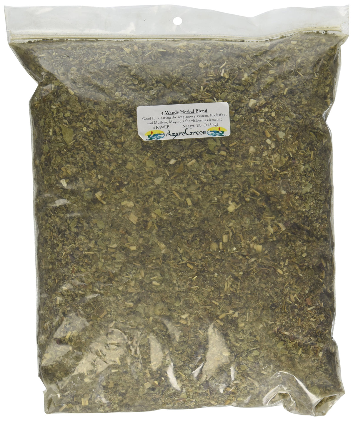 AzureGreen 4 Winds Herbal Blend bottle shown for ritual use and vision work