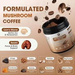 B BEWORTHS Reishi-infused coffee cup for calm focus and steady mood.
