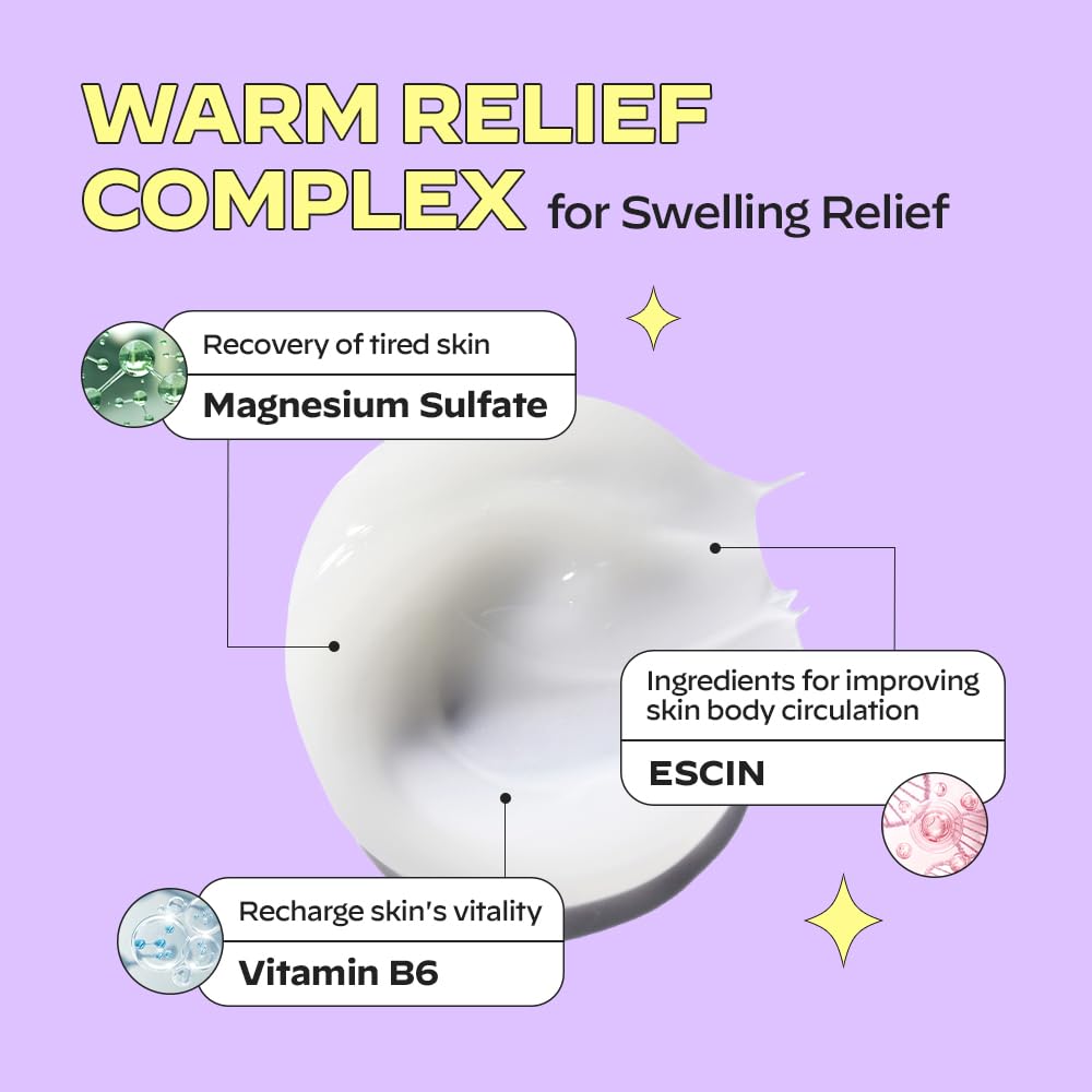 b.clinicx calming massage after application on leg