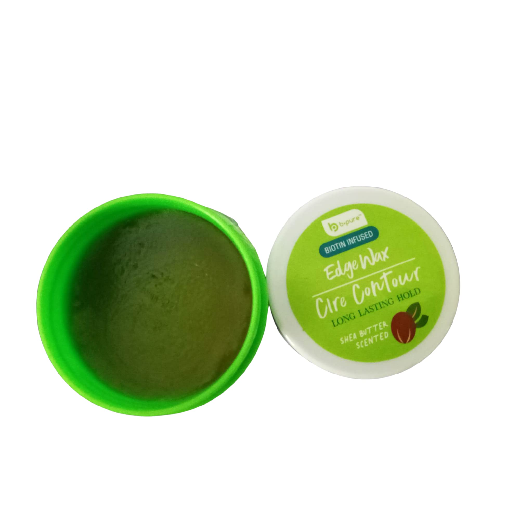 B-COlOR edge smoother application visual demonstrating long-lasting hold.