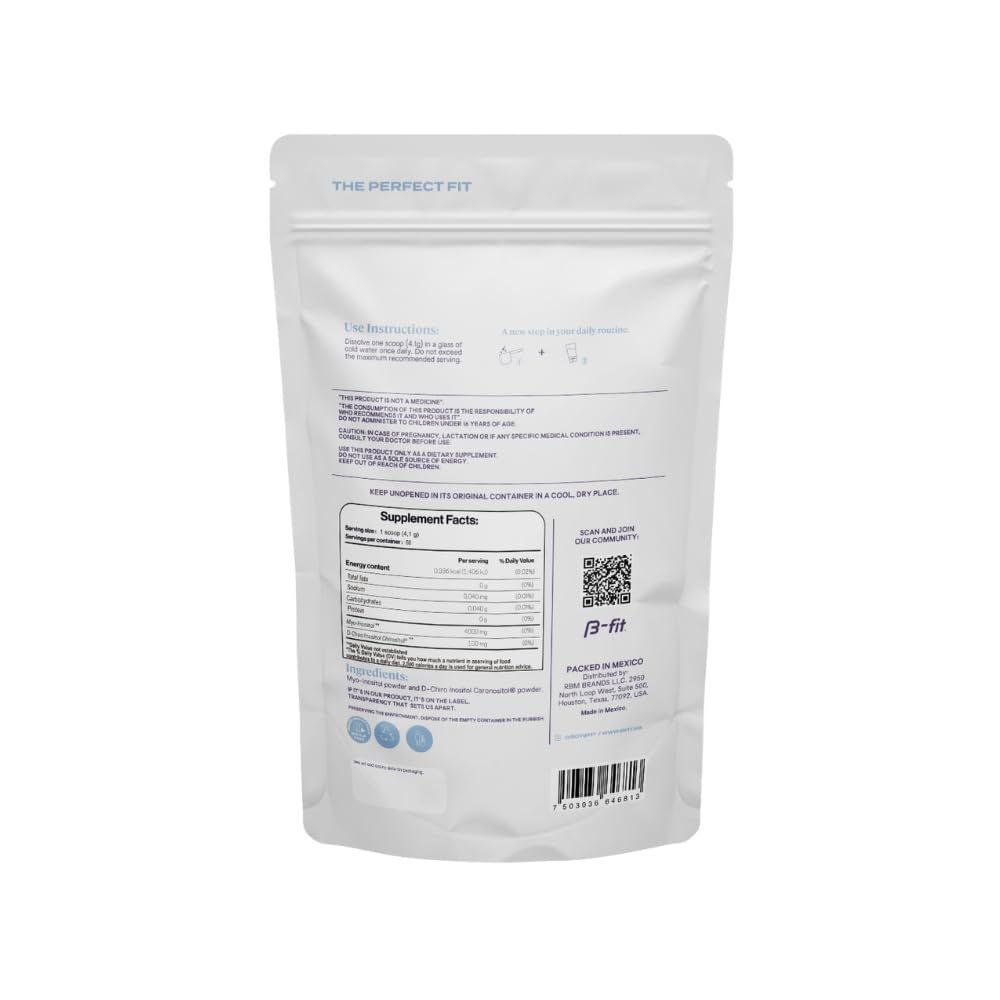 B-FIT B Inositol serving scoop ready for easy dosage.