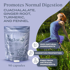 B-FIT Digestive turmeric fennel blend, gentle digestion aid