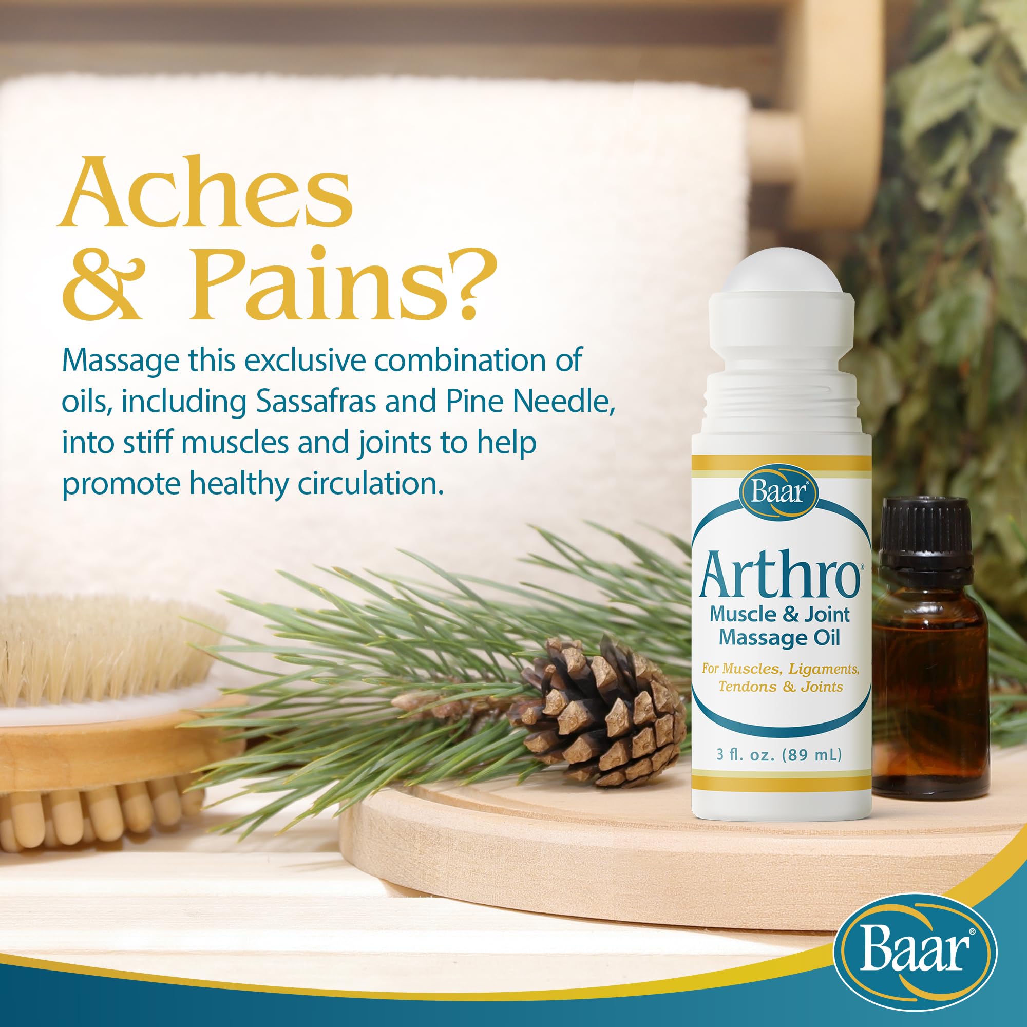 Baar Arthro oil texture close-up highlighting smooth, easy glide.