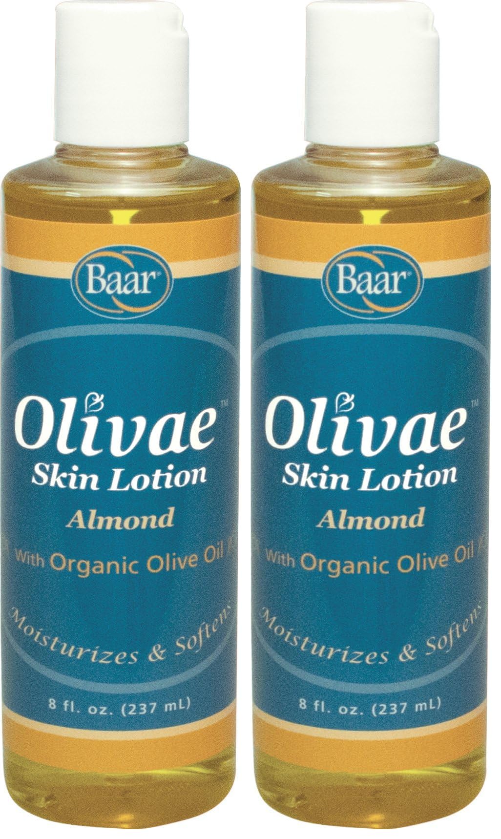 Baar Olivae two-pack bottle front view for daily hydration