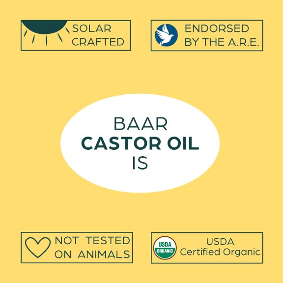 Two-bottle Baar Palma Christos Castor Oil packaging for home use.