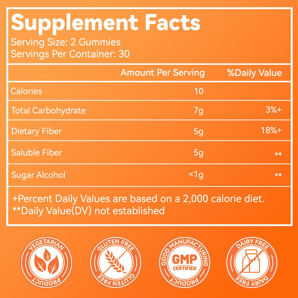 Babivek fiber gummies mixed berry bottle close-up, highlighting vegan, non-GMO ingredients.