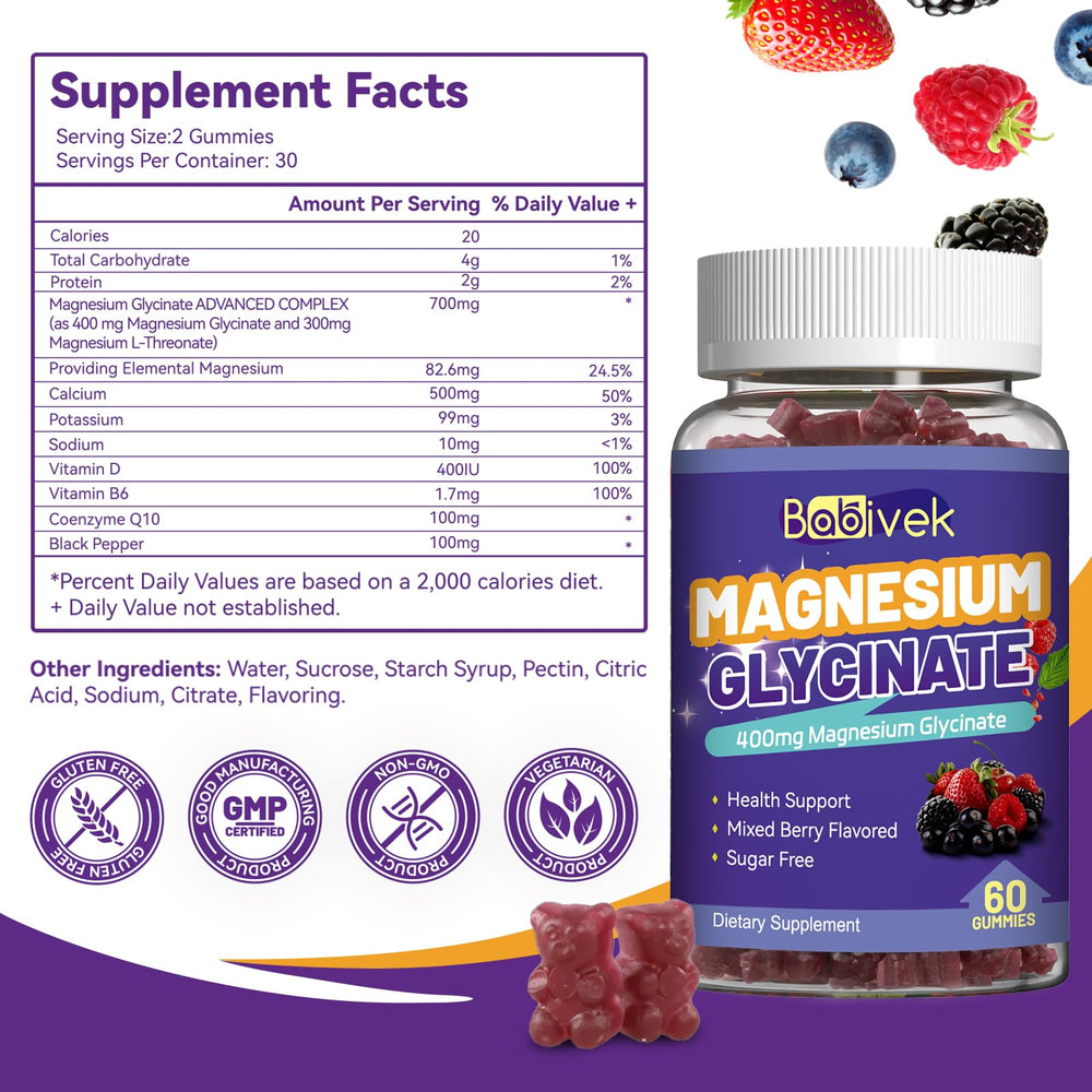Family-friendly Babivek gummies for bite-sized daily supplementation.