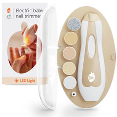 Baby Uma LED Nail Trimmer close-up for precise, gentle baby nail care.