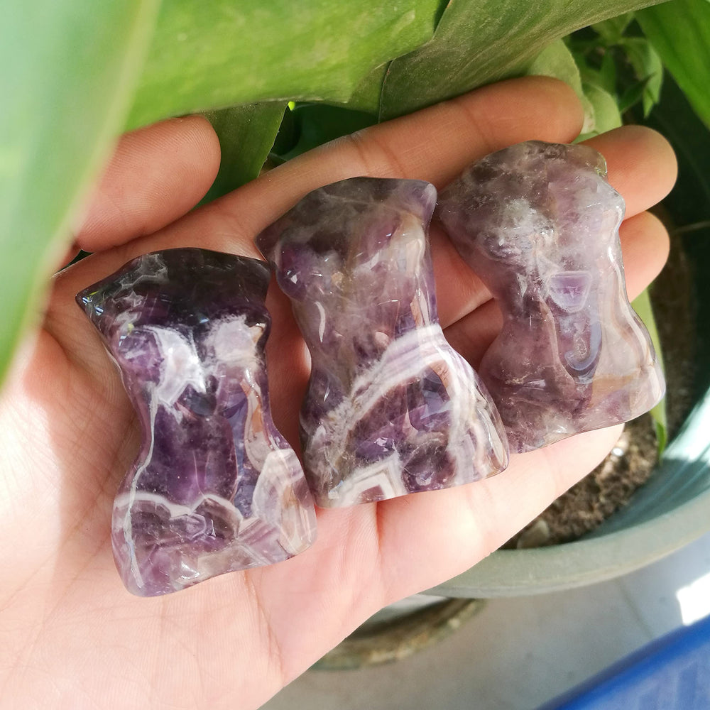 Amethyst female model crystal by Bacatgem enhances focus and positive energy