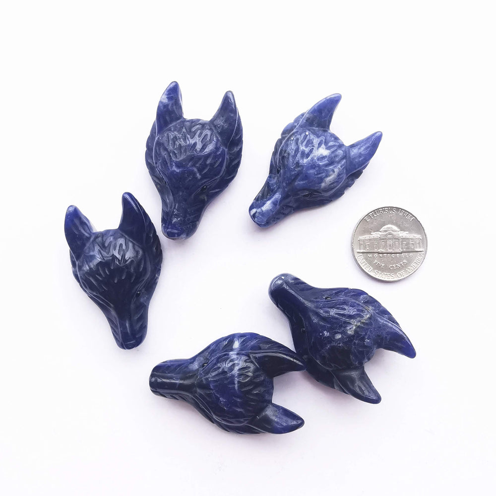 Bacatgem gift bag wolf head crystal with random color packaging suitable for gifting