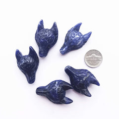 Bacatgem gift bag wolf head crystal with random color packaging suitable for gifting
