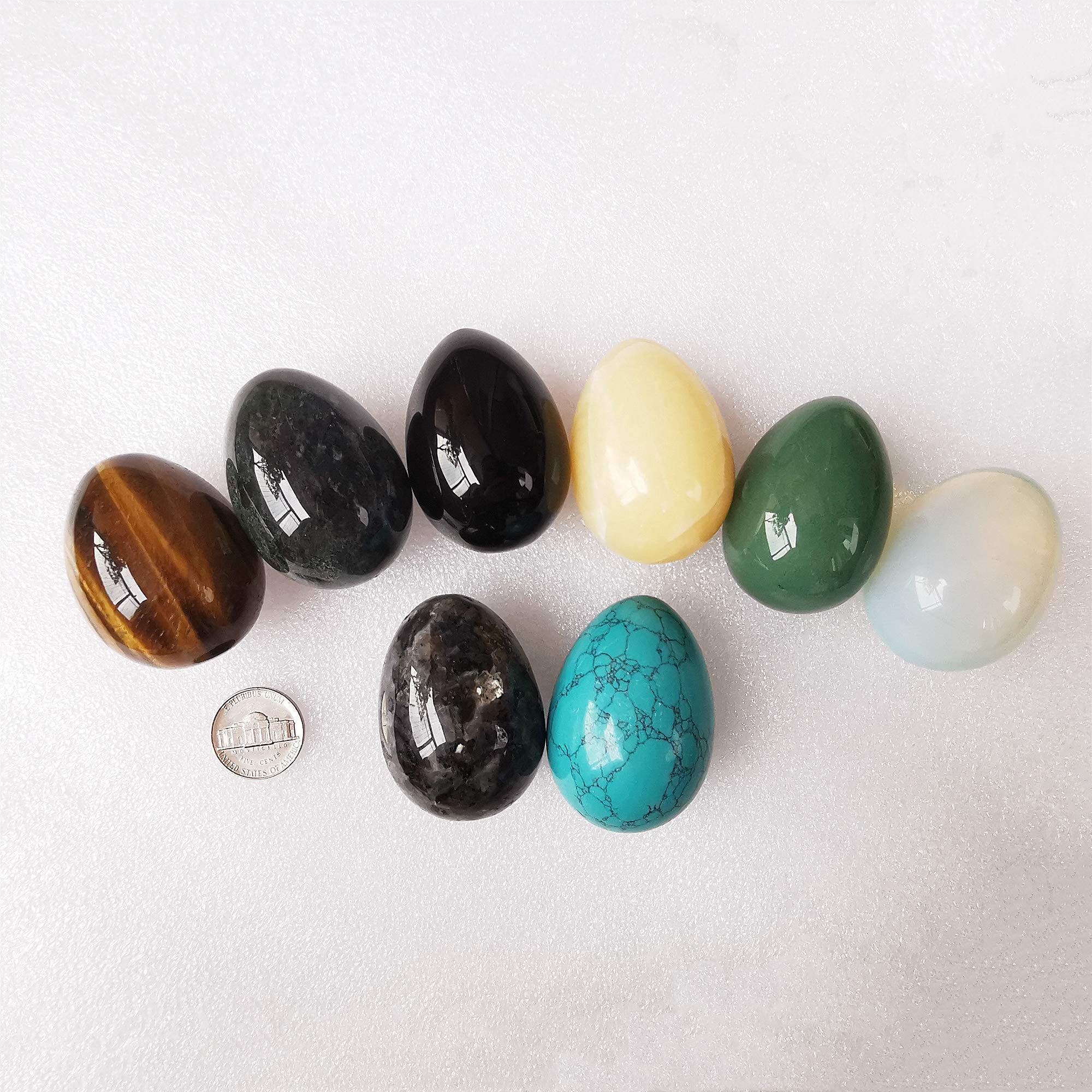 Bacatgem Green Aventurine Egg Crystal Sphere for rituals and reflection